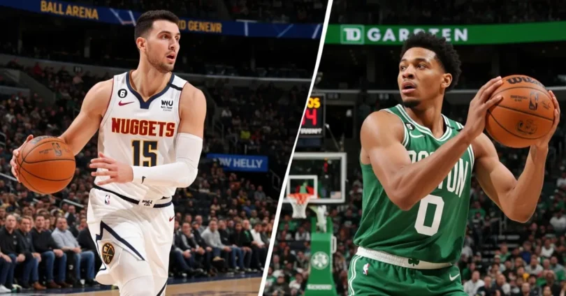 denver nuggets vs boston celtics match player stats