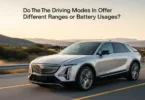 do the driving modes in cadillac lyriq offer different ranges or battery usages