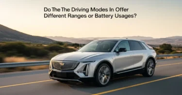 do the driving modes in cadillac lyriq offer different ranges or battery usages